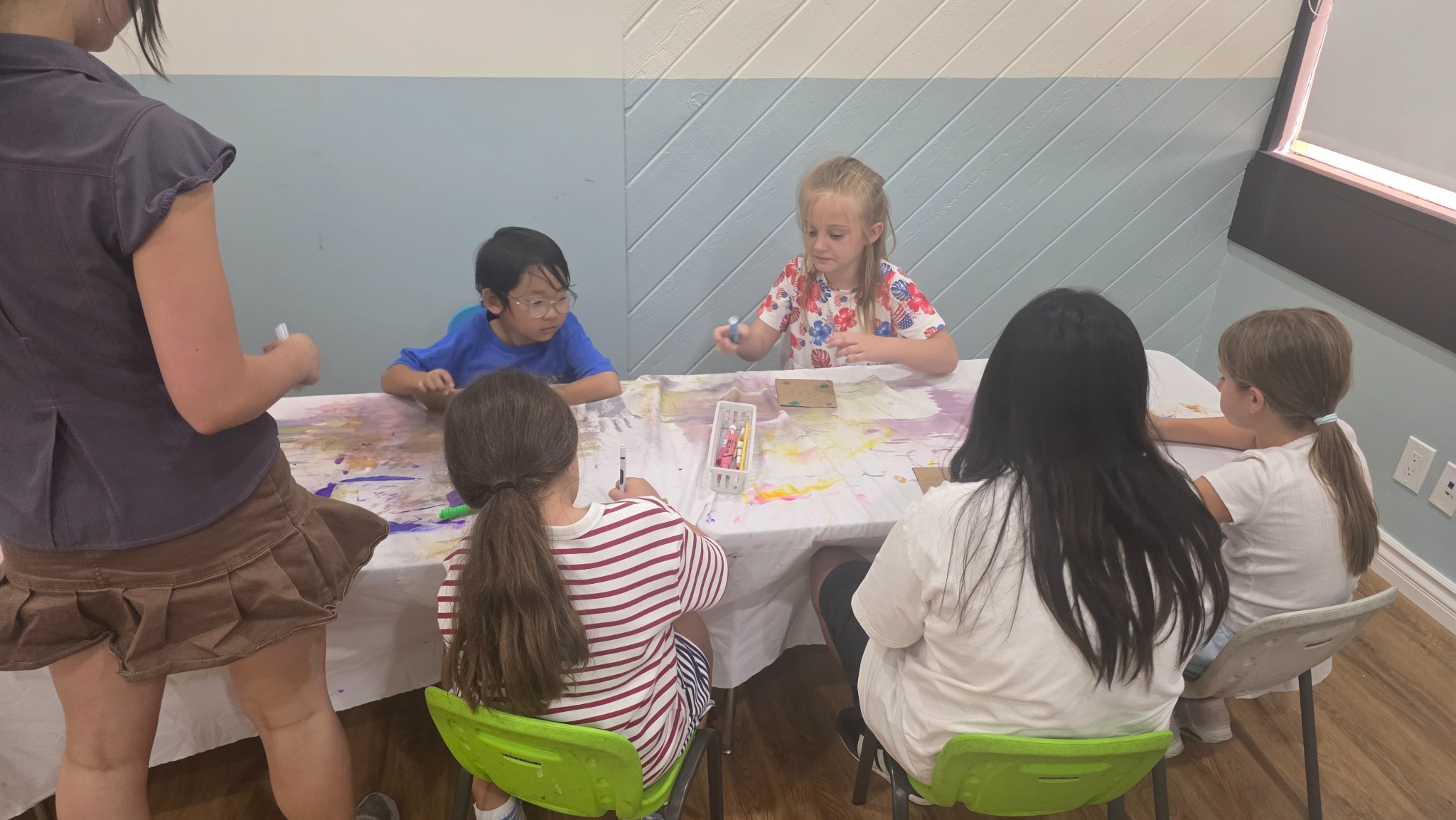 Student art activity