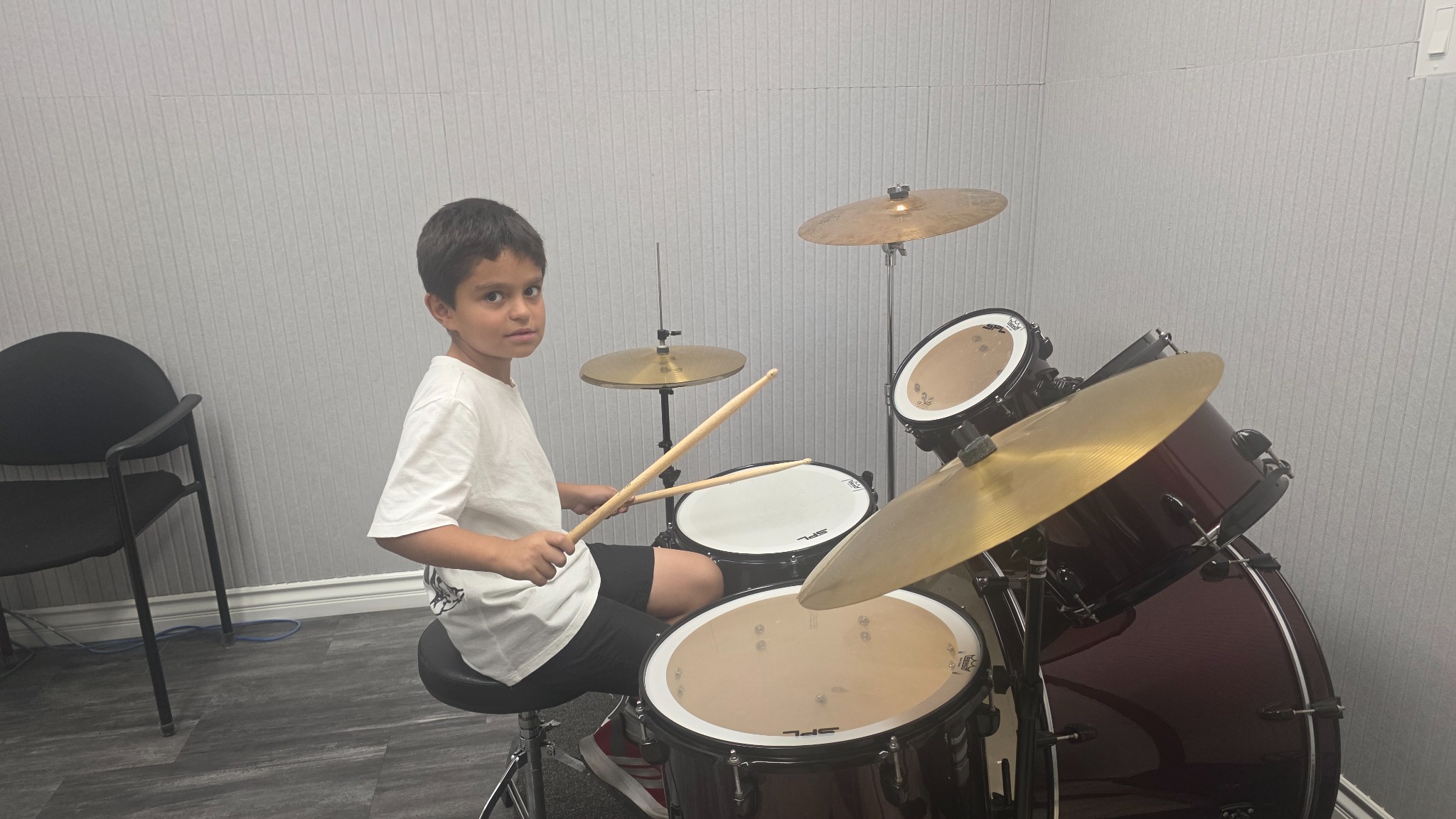 Drum student