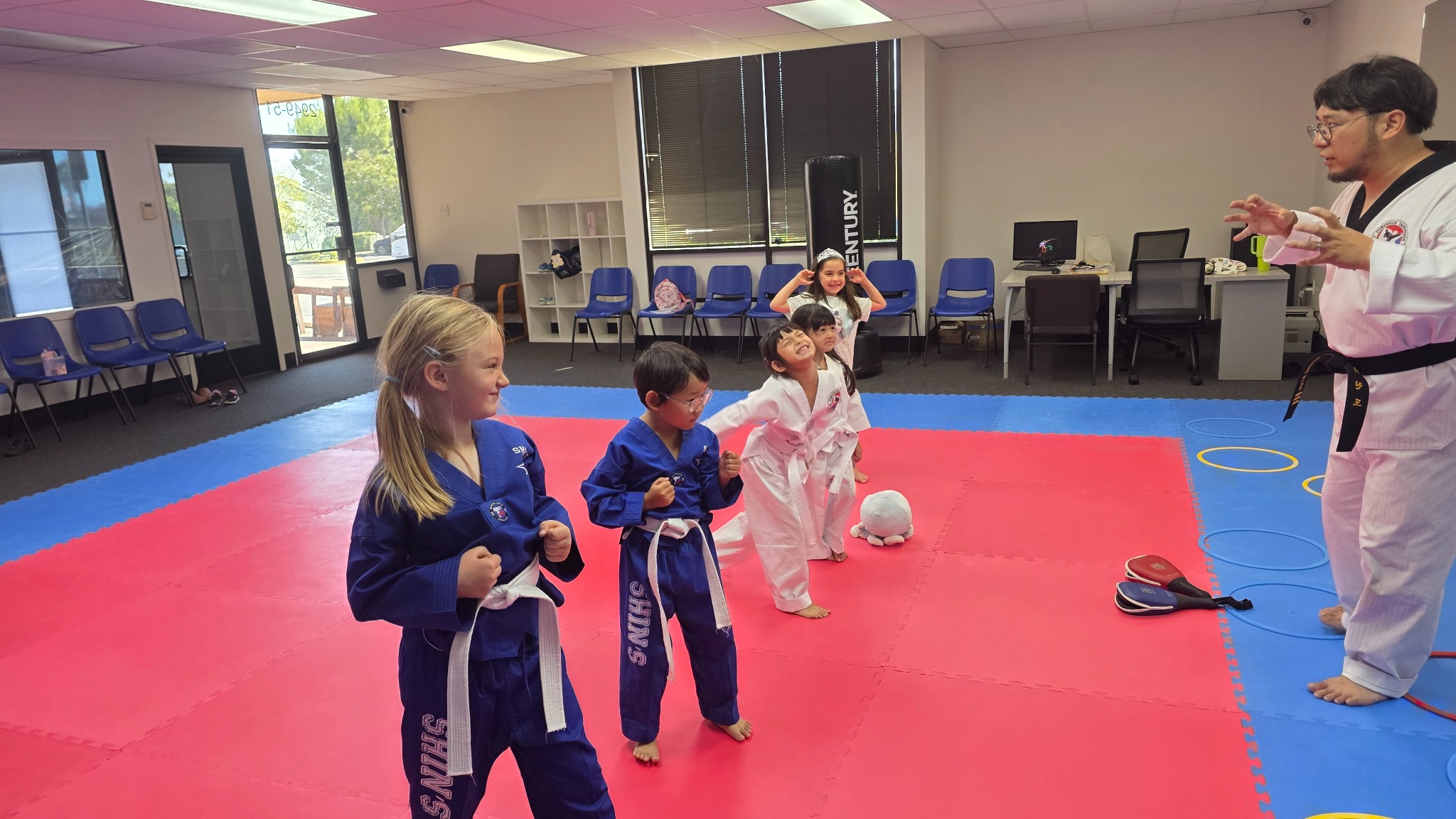Taekwondo class